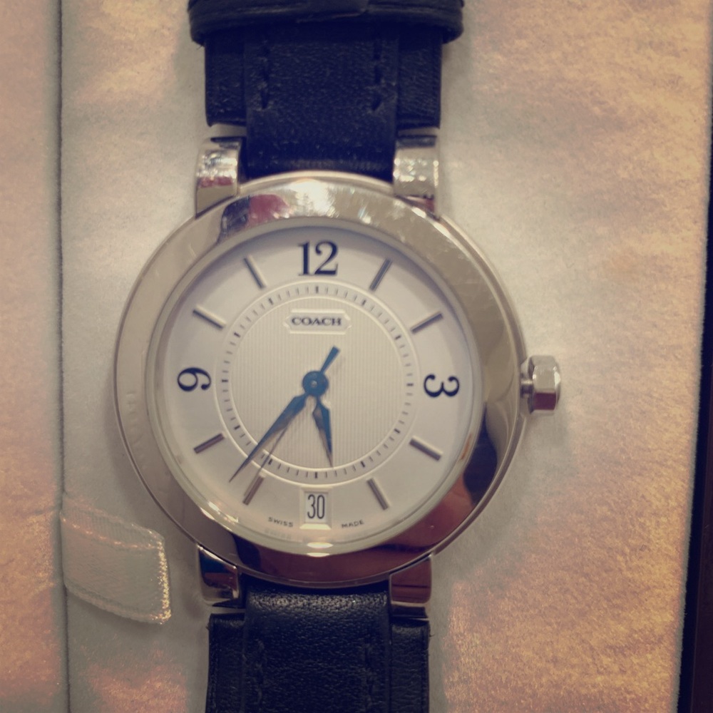 ⌚️Coach men’s watch - black ⌚️